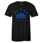 Black Crew Neck ROYALTY T-shirt To Match Air Jordan Retro 12 Game Royal