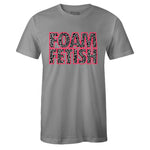 Grey Crew Neck FOAM FETISH T-shirt To Match Air Foamposite Pro Elephant Print