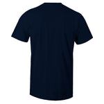 Navy Crew Neck HUSTLE Sneaker T-shirt To Match Air Jordan Retro 5 Michigan