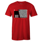 Red Crew Neck ELEPHANT IN THE ROOM T-shirt To Match Air Jordan Retro 3 Red Cement