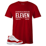 T-shirt to Match Air Jordan 11 Retro Cherry - Eleven Red Sneaker Tee