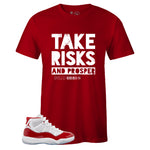 T-shirt to Match Air Jordan 11 Retro Cherry - TRAP Red Sneaker Tee