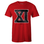 Red Crew Neck XI T-shirt to Match Bred 11