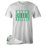 T-shirt to Match Air Jordan 2 Retro Lucky Green - Elite Sneaker Society