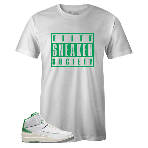 T-shirt to Match Air Jordan 2 Retro Lucky Green - Elite Sneaker Society