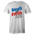 White Crew Neck BREATH OF FRESH AIR T-shirt To Match Air Jordan Retro 4 What The