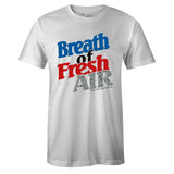 White Crew Neck BREATH OF FRESH AIR T-shirt To Match Air Jordan Retro 4 What The