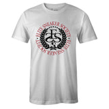 White Crew Neck ELITE SNEAKER SOCIETY T-shirt To Match Air Jordan Retro 1 OG Gym Red