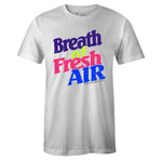 White Crew Neck BREATH OF FRESH AIR T-shirt to Match Air Jordan Retro 5 Alternate Bel Air