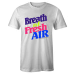 White Crew Neck BREATH OF FRESH AIR T-shirt to Match Air Jordan Retro 5 Alternate Bel Air