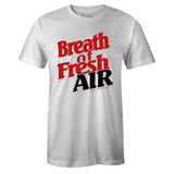 White Crew Neck BREATH OF FRESH AIR T-shirt to Match Air Jordan Retro 5 Raging Bull