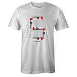 White Crew Neck FIVE T-shirt to Match Air Jordan Retro 5 Fire Red