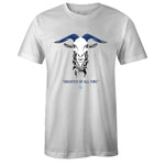 White Crew Neck GOAT T-shirt to Match Air Jordan Retro 13 Flint