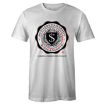 White Crew Neck HUSTLERS UNIVERSITY T-shirt to Match Concord Bred 11