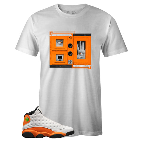 White Crew Neck NEO T-shirt to Match Air Jordan Retro 13 Starfish