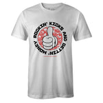 White Crew Neck ROCKIN KICKS T-shirt to Match Air Jordan Retro 4 Fire Red