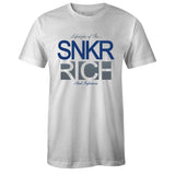 White Crew Neck SNKR RICH Lifestyle T-shirt to Match Air Jordan Retro 13 Flint