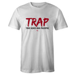 White Crew Neck TRAP T-shirt to Match Air Jordan Retro 6 Carmine