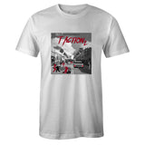 White Crew Neck T-ACTION 2 T-shirt to Match Air Jordan Retro 6 Carmine