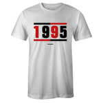 White Crew Neck 1995 T-shirt to Match Bred 11