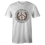 White Crew Neck ELITE SNEAKER SOCIETY T-shirt To Match Air Jordan Retro 1 Travis Scott