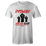 White Crew Neck EMPOWERED T-shirt to Match Bred 11
