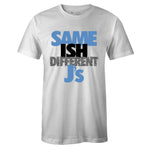 White Crew Neck SAME ISH DIFFERENT J's T-shirt To Match Air Jordan Retro 3 UNC