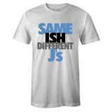 White Crew Neck SAME ISH DIFFERENT J's T-shirt To Match Air Jordan Retro 3 UNC