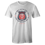 White Crew Neck TWELVE T-shirt To Match Air Jordan Retro 12 White Dark Grey