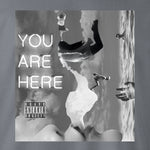 Grey Crew Neck YOU ARE HERE T-shirt to Match Cool Grey 11s 2021