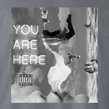 Grey Crew Neck YOU ARE HERE T-shirt to Match Cool Grey 11s 2021
